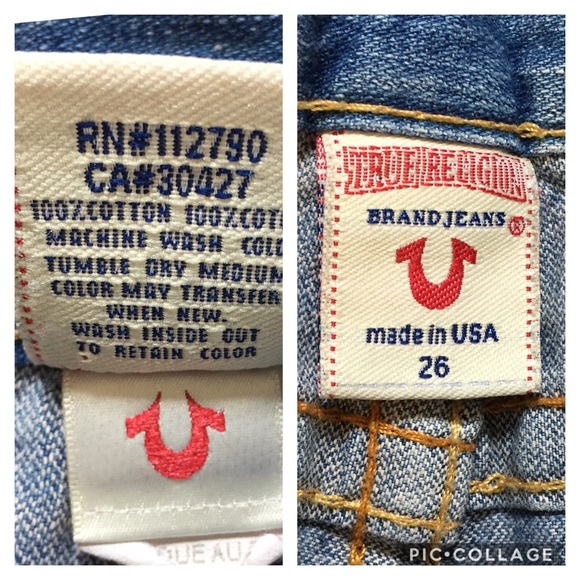 True Religion Joey jeans size 26 - Picture 7 of 7